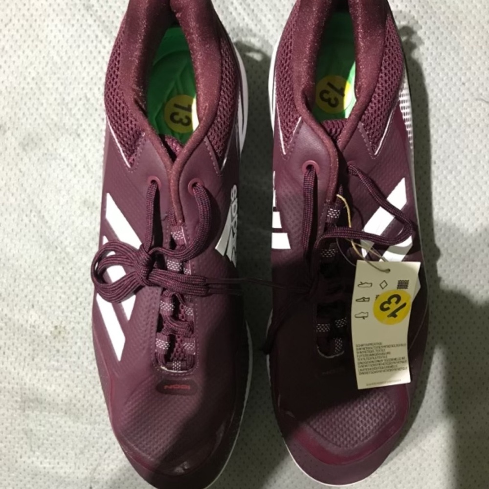 Men Adidas Maroon cleats